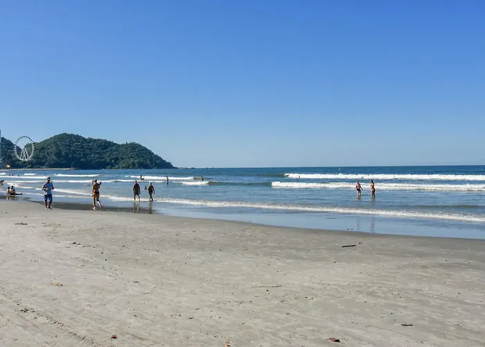 Em Frente A Praia Em Balneario, 6 Hospedes Vu3572